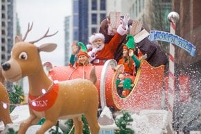 Die Parade des Weihnachtsmannes in Vancouver