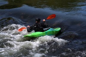 Canoa en el río Wye