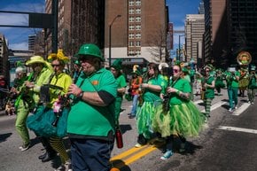St. Patricks Tag Parade in Atlanta