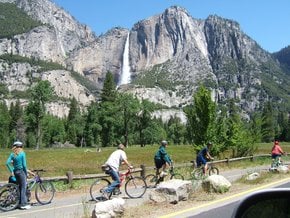 Cycling in Yosemite Valley