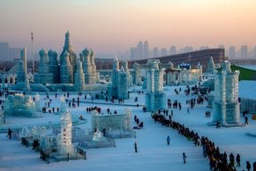 Harbin Festival Internacional de Esculturas de Hielo y Nieve