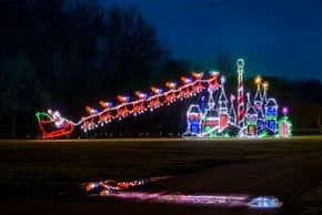 Winter Festival of Lights em Watkins Park 