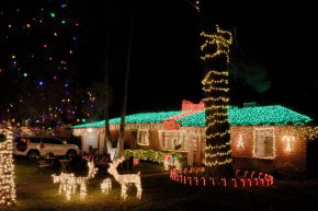 Weihnachtslichter in Tucson