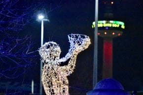 Luzes de Navidad en Liverpool