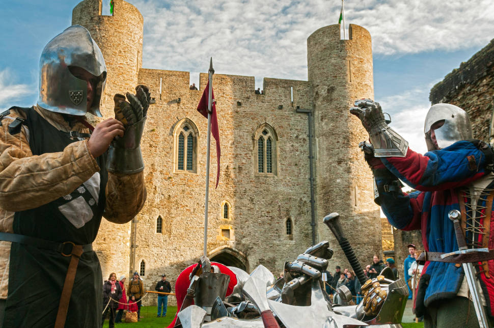 Medieval Christmas Fayre in Caerphilly Castle