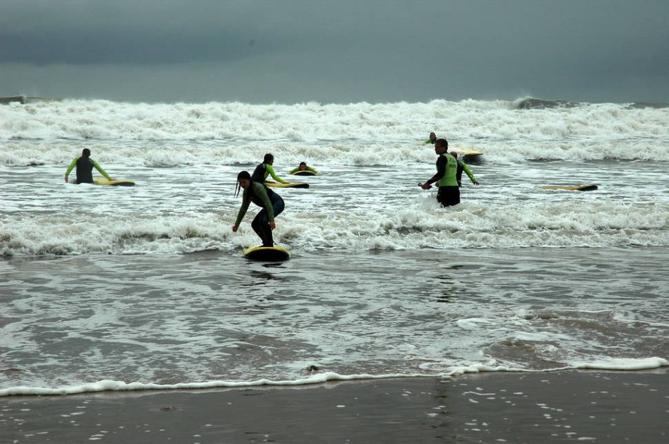 Llangennith surfers