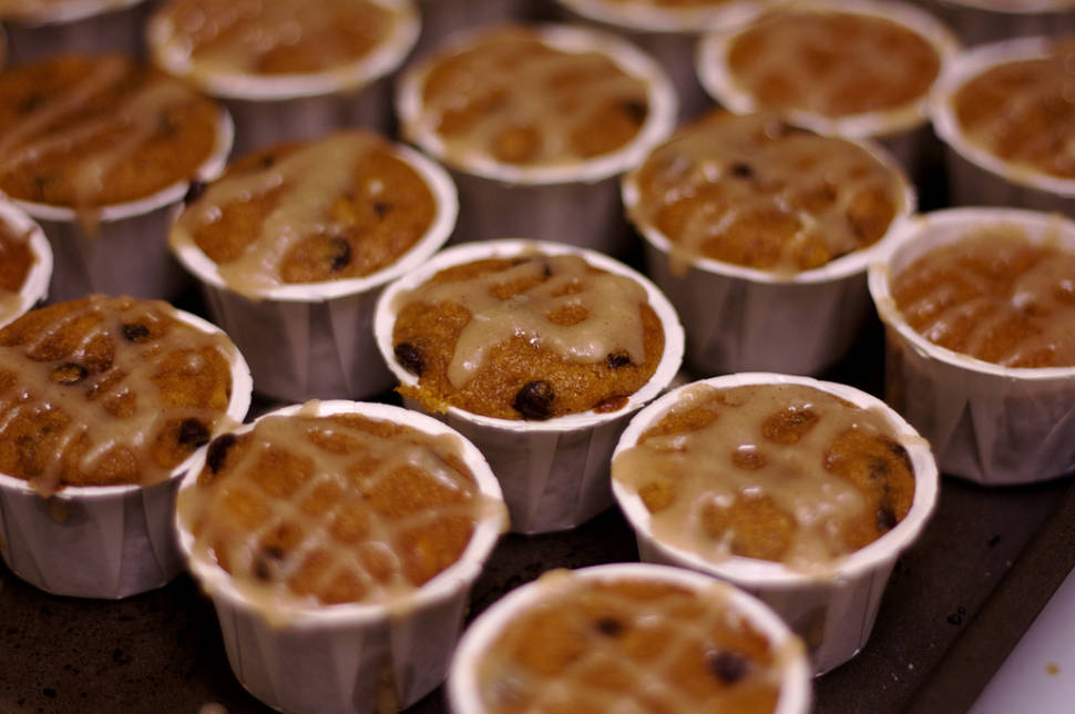 Pumpkin chocolate chip cupcakes
