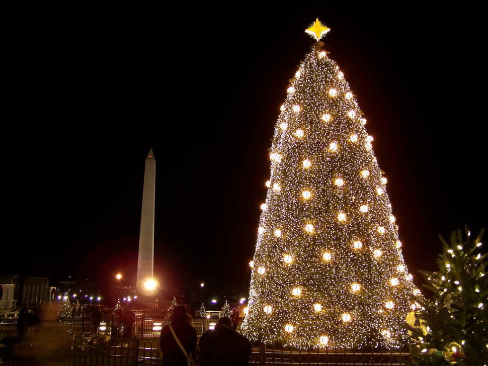 National Christmas Tree Lighting Ceremony 2018 in Washington, D.C. - Dates & Map