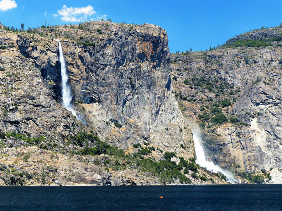 Tueeulala Falls and Wapama Falls