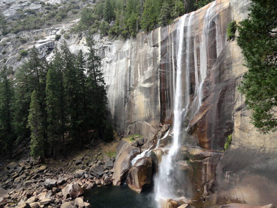 Vernal Fall from Mist Trail