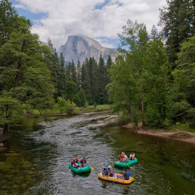 Rafting Along the Merced River in Yosemite - Best Season